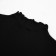 Women's turtleneck Minaku: Basic Line, Black Color, size 48