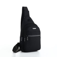 Ryukzak-Sling, 16*8*32, 2 lightning department, 1 n/k, black