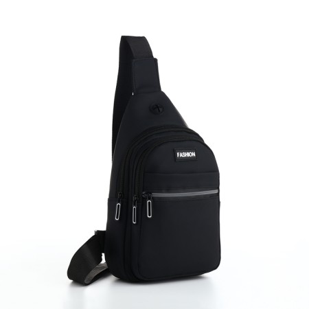 Ryukzak-Sling, 16*8*32, 2 lightning department, 1 n/k, black