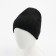 Men's hat with fleece lining, color black mix, size 56-58
