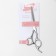 Hairdressing scissors with emphasis, bent rings, blade - 5.5 cm, silver color