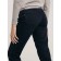 Women's jeans with a high landing CONTE Elegant Mom Fit, size S, color Washed Black