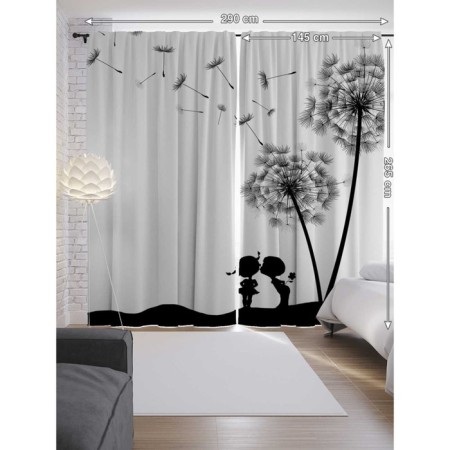 Photostes "Romance near Dandelion", Saten, size 145x265 cm, 2 pcs-1