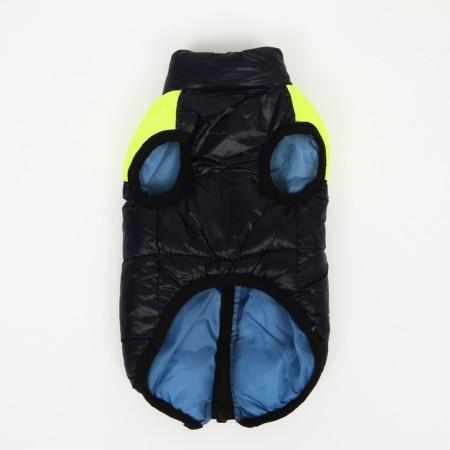 Lightning dog jacket, size 8 (ds 23 cm, og 30, Osh 22 cm), blue with yellow-8