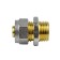 Aquasfera 7001-02, crimp, d = 16 mm x 3/4 ", external thread, brass