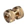 The coupling is connective, for hoses 1/2 "(12 mm), a cane connection, brass, Greengo