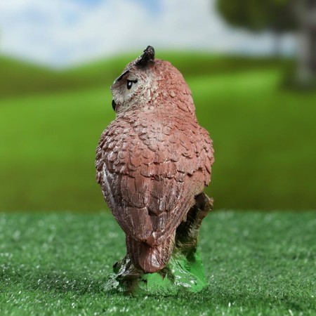 Garden figure "Natural owl" 17x11x8cm-1