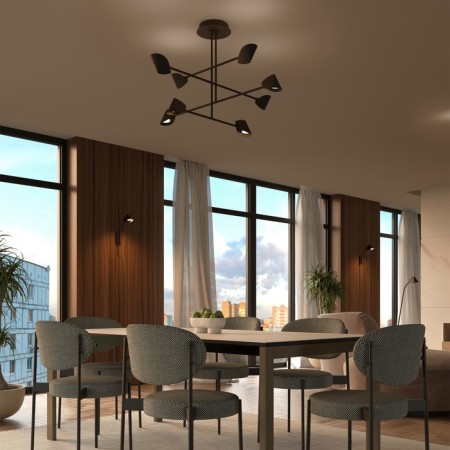 Ceiling Ceiling Mantra Capuccina, LED, 4000LM, 3000K, 592 mm, black color-3