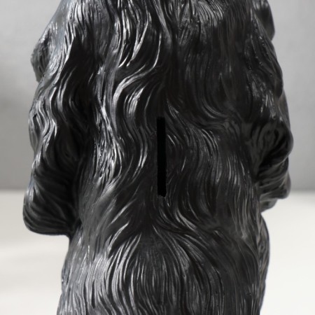 Piggy bank "Puppy Spaniel" (black), 24.5 cm-5
