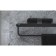 Shelf for towels with a rod 60 cm black artwelle