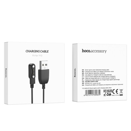 Hoco Y10, 60 cm, black smart watch cable-5