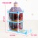House for dolls "Fairytale life" with a doll, a pet and accessories, the light
