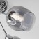 MARCI chandelier, 5x40W E27, chromium color