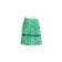 Kentucky mop nozzle, rope microfiber, green/white color, 200 g