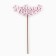 Topper for a cake wooden "beloved sister", color, mix