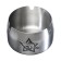 Ash made of stainless steel "Best in everything", 8 x 5 cm, silver