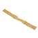 Solomon watch strap, 24 mm, L-18.5 cm, metal, golden