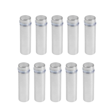 Remote holder for plates, 12x40 mm, color matte nickel, set 10 pcs.