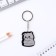 Acrylic key a keychain “I am harmful”, 7 x 12.5 cm