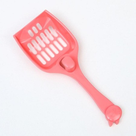 Closed toilet with a scoop, 47 x 40 x 39 cm, white-pink-10
