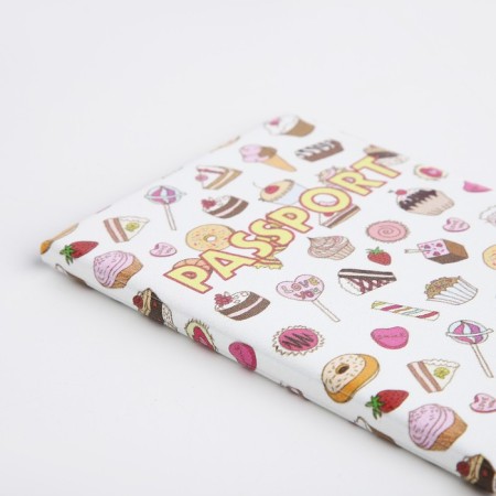 Cover for passport, white color-3