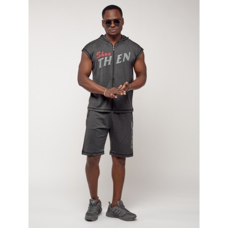 Sports suit men's, size 54-56, dark gray color-7