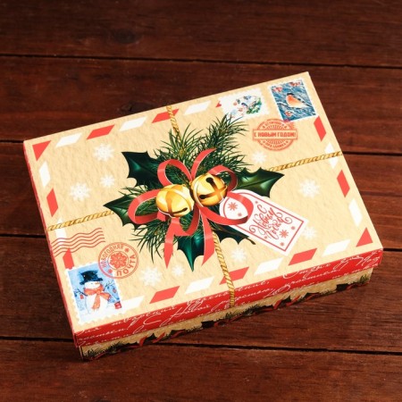 Box the team cover, "New Year's Post", 21 x 15 x 5.7 cm-1