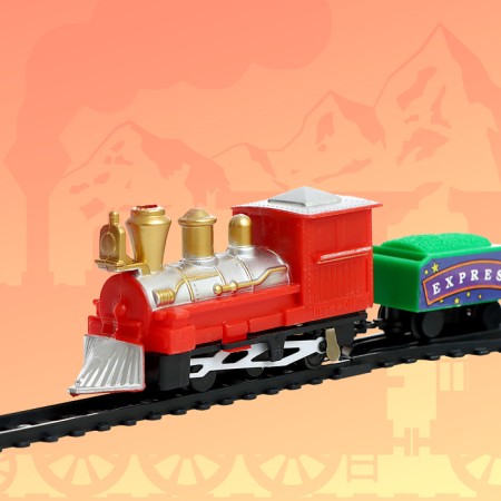Rail Road "Small Train", works from batteries-11