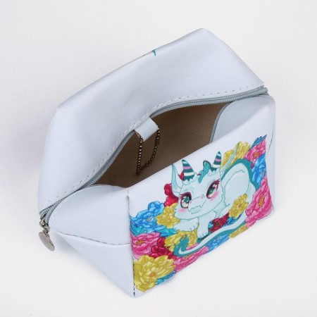 Monetnik cosmetic bag at lightning, green color-2