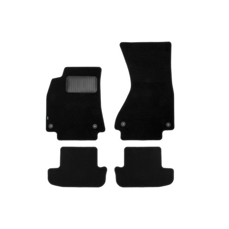 Rugs in Standard Salon for Audi A5 automatic transmission 2007-2011, 2011-2016, Kup., 4 pcs., Textile