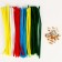 New Year's set for creativity. Weaving from the fur sticks "New Year!"