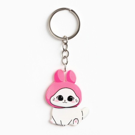Acrylic key -keychain "You are just a miracle", 10.3 x 4.2 cm-3