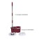 Pioneer 7103S cleaning set: mop, bucket, microfiber nozzle, 2 pcs, 6 l, red color