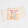Cards-Mini "Micper New Year", cats, 7 x 7 cm, New Year