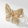 Ring Metal "Butterfly" contour, color gold, dimensionless