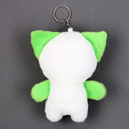Super Cat soft toy, on a key fob, size 12 cm, MIX color-2