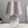 Table lamp "Servtos" E14 40W silver 22x22x34cm