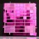 Panel with sequins for photo zones, square, 30*30cm, purple color