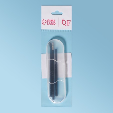 Ear cleaning set, 3 items, in a plastic case, 10.5 × 3 × 1 cm, black color-9