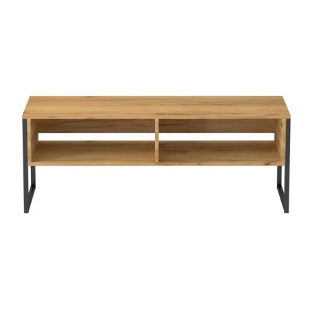 Tumba for TV Chicago 118x35x45 cm, oak craf gold, black-2