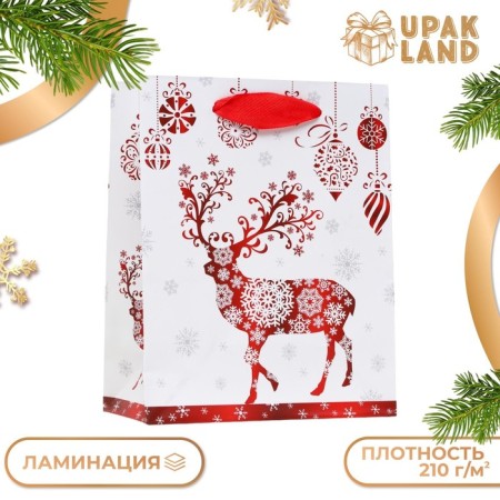 Laminated "Fairytale Deer" package 11.5 x 14.5 x 6 cm-2