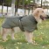 Popon for large dogs, membrane fabric, size 2xl (DS 43, Osh 46, OG 62-68 cm), khaki