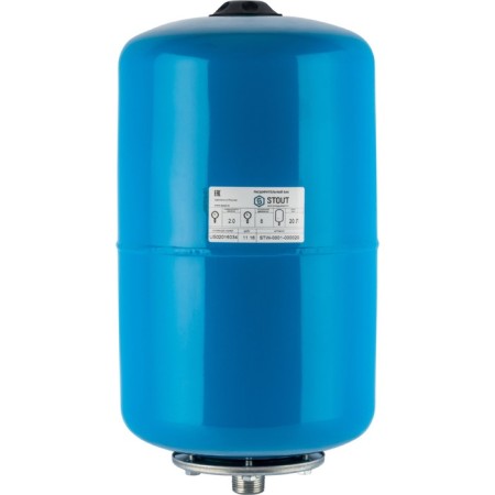 STOUT accumulator, for a water supply system, vertical, 20 liters