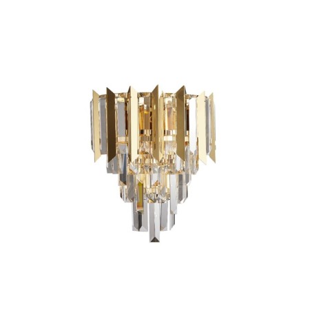 Lamp wall crystal Amman 2xe14 40W, size 13.5x23x32.8 cm, color gold-2