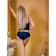 Female bathing suit, size 48, blue, red color