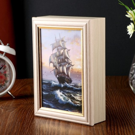 Key "On all sails" oak milk 15x21 cm mix-11