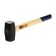 Sledgehammer forged tundra, elongated wooden handle, 3 kg