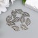 Suspension "Leaf" Color silver