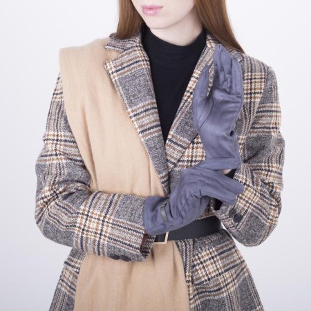 Gloves are female, dimensionless, with insulation, color gray color-1