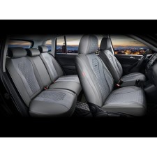Frame 5D covers Senator plus, artificial suede, set for the entire interior, gray/gray/gray 10265